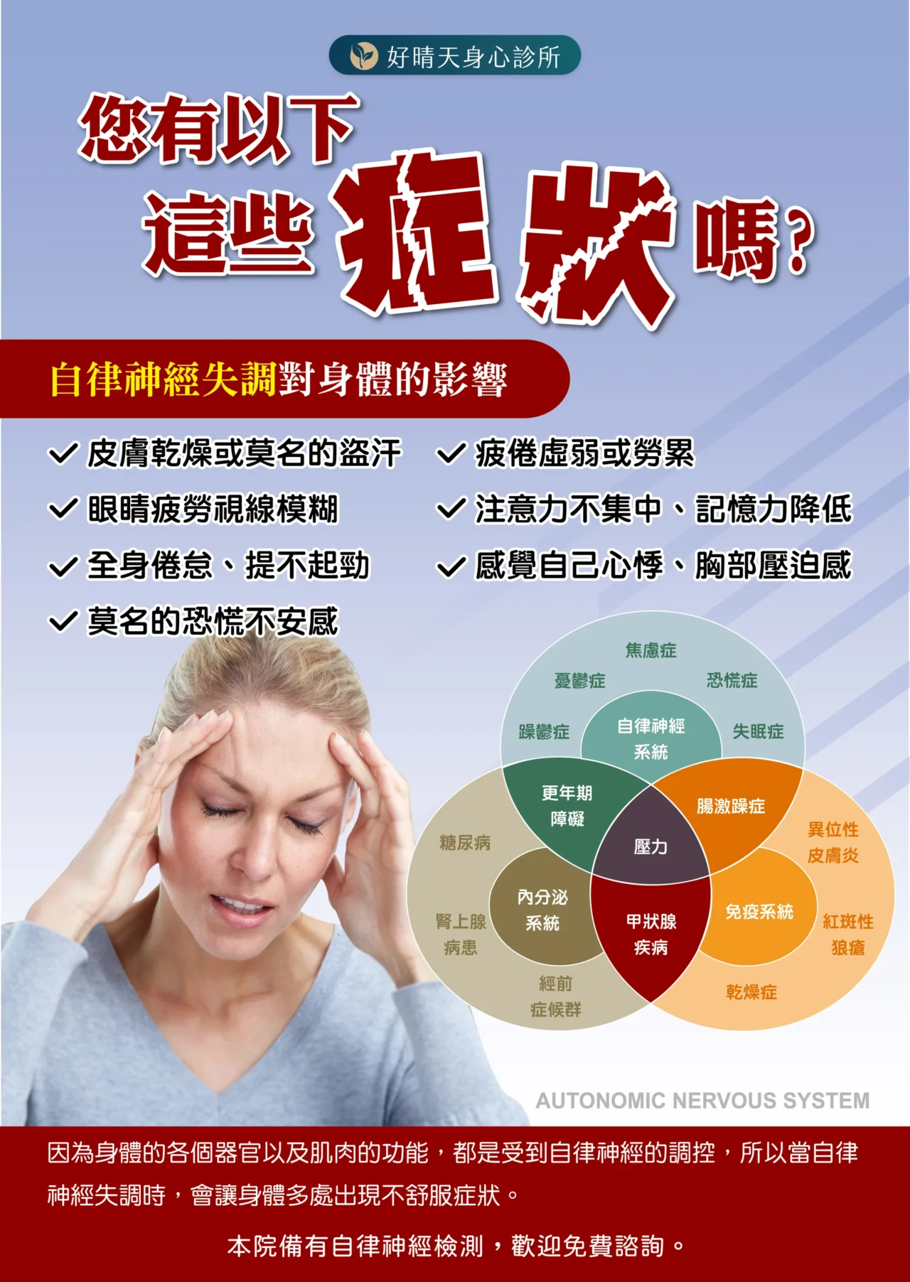 自律神經失調檢測